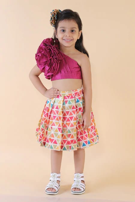 Printed Skirt Set