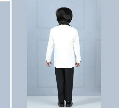 WHITE SHIRT COAT AND PANT SET